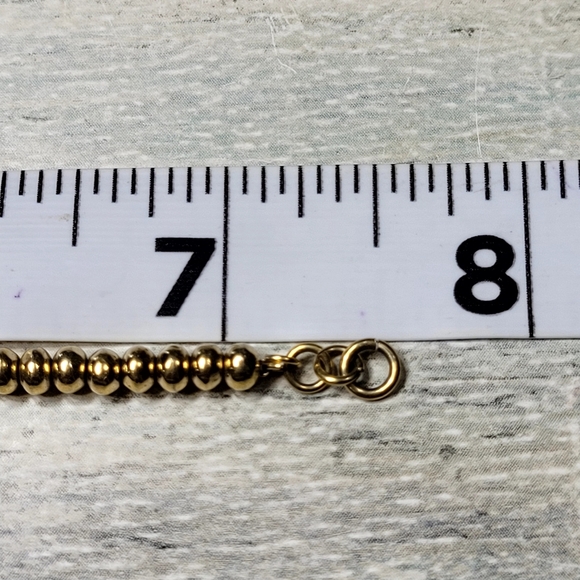 Monet Gold Beaded Bracelet - Picture 7 of 8